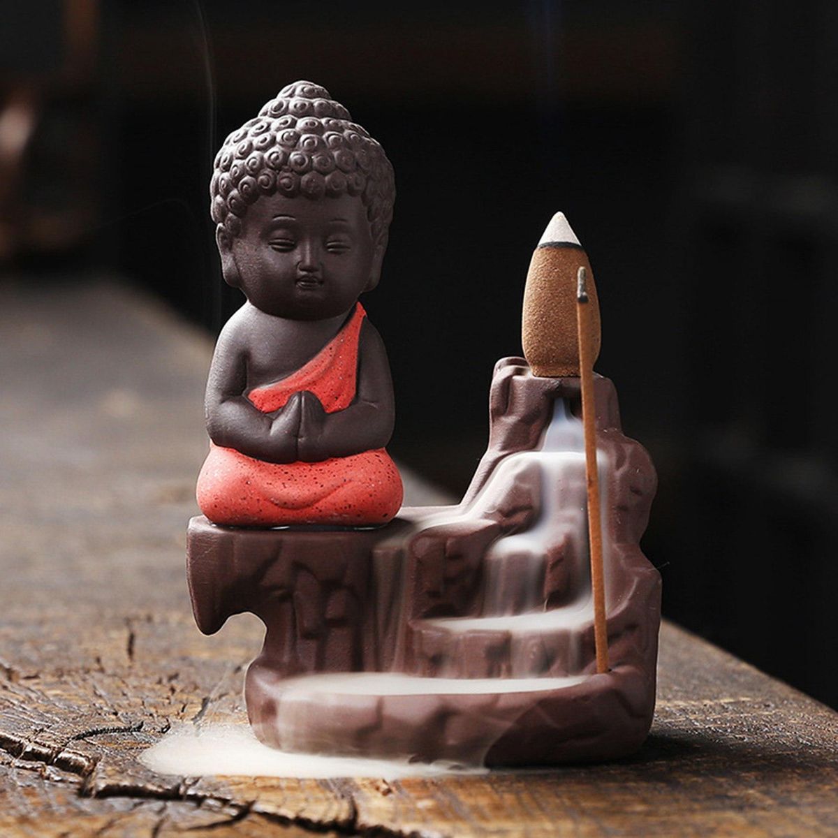 Incense Burner Backflow Creative Indoor Sandalwood Decoration B