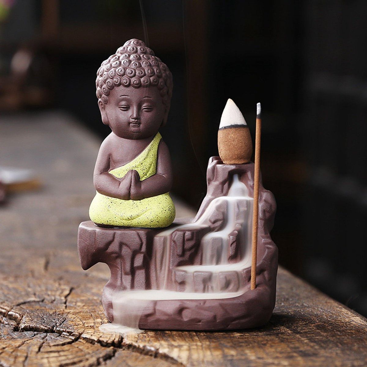 Incense Burner Backflow Creative Indoor Sandalwood Decoration B