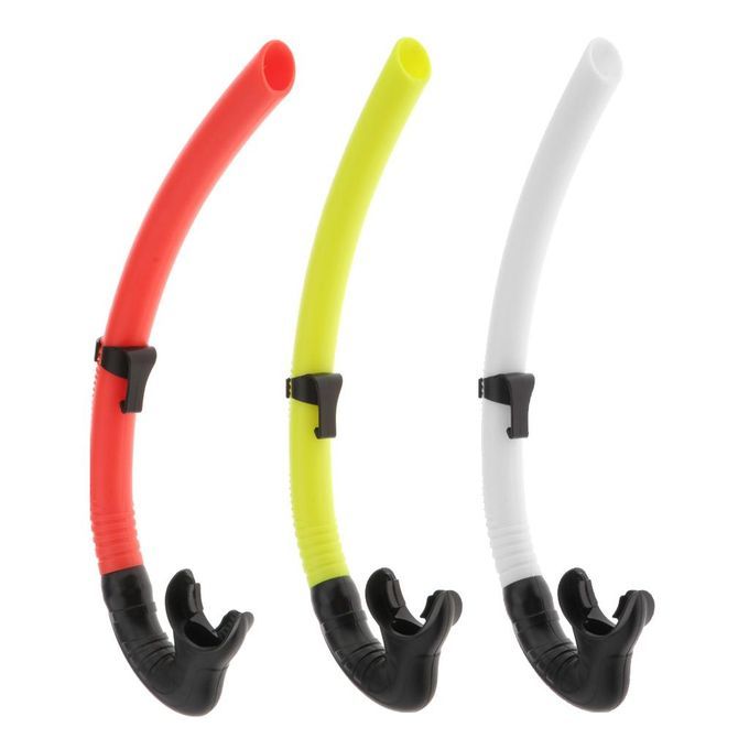 Silicone Front Snorkel Swimming Centre Snorkels Training  Orange