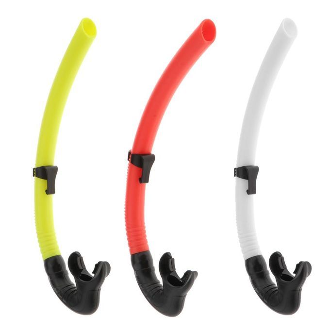 Silicone Front Snorkel Swimming Centre Snorkels Training  Orange