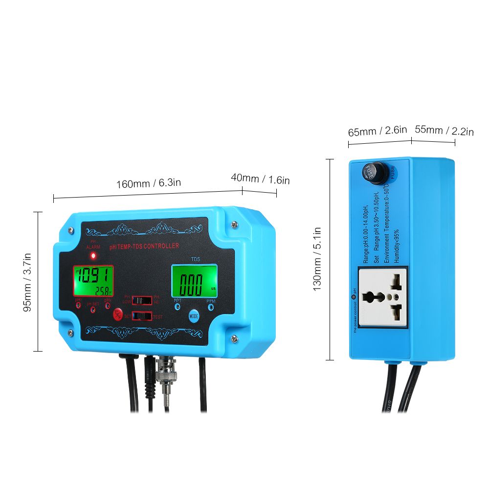 Professional 3 In 1 PH/TDS/TEMP Water Quality Detector PH