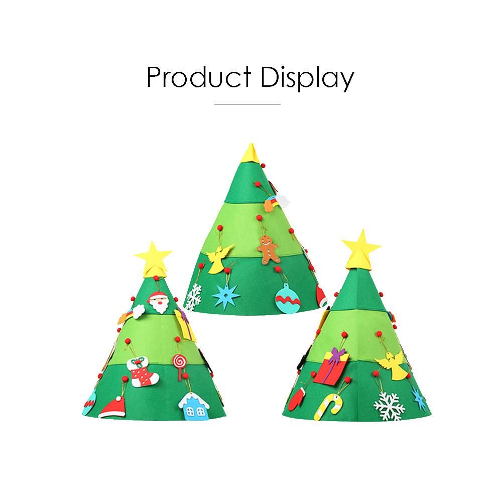 3D Felt Christmas Tree Children DIY Creative Puzzle Tree for Christmas Party Decoration Kids Christmas Gifts