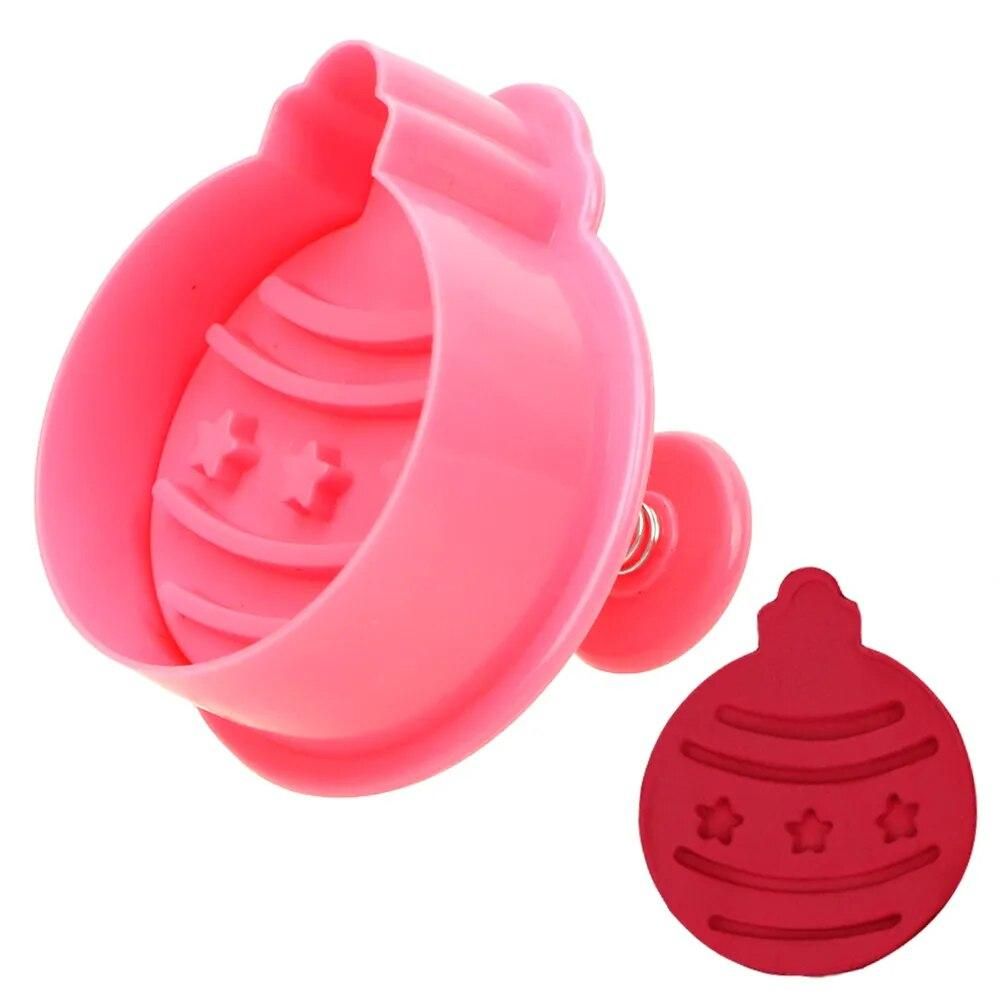 Baking Utensils Chocolate Biscuits Gadgets Cute 3D Cake Mold 4Pcs/set Fondant Biscuit Mold Christmas Tree Snowman
