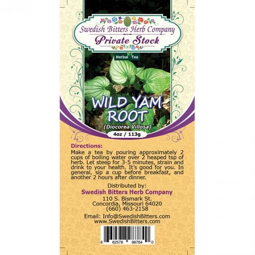 Wild Yam Root Dioscorea Villosa Herbal Tea 4oz 113g