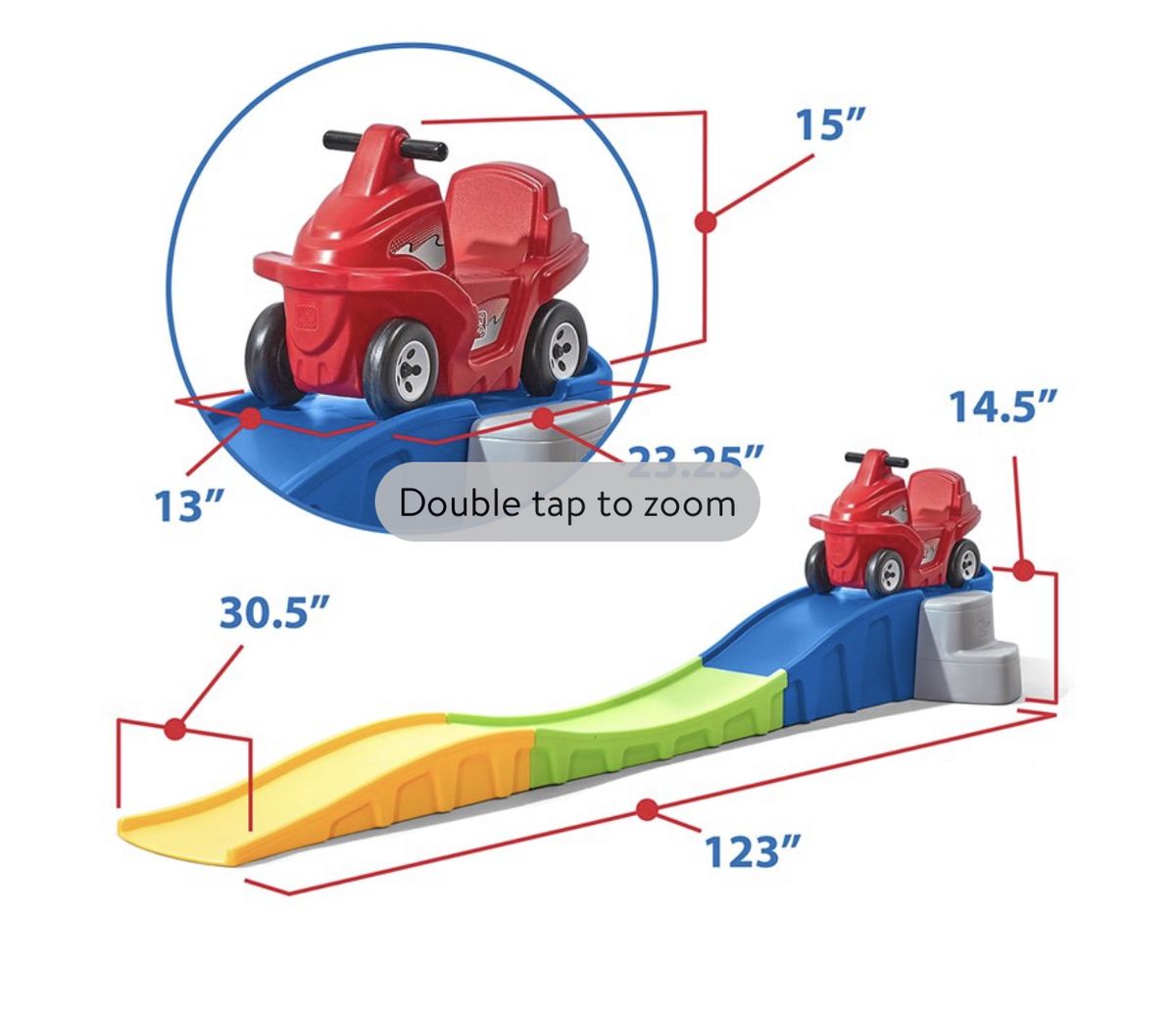 Anniversary Edition Up & Down Roller Coaster Ride-on Toy