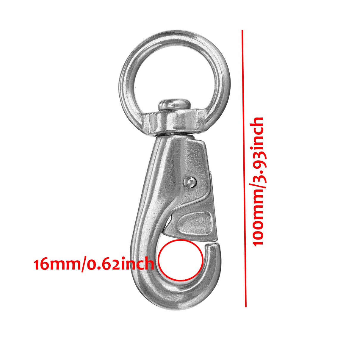 300kg Outdoor Rope Chair Chain Hanging Kit Garden Swing Hammock Mount Hook Steel