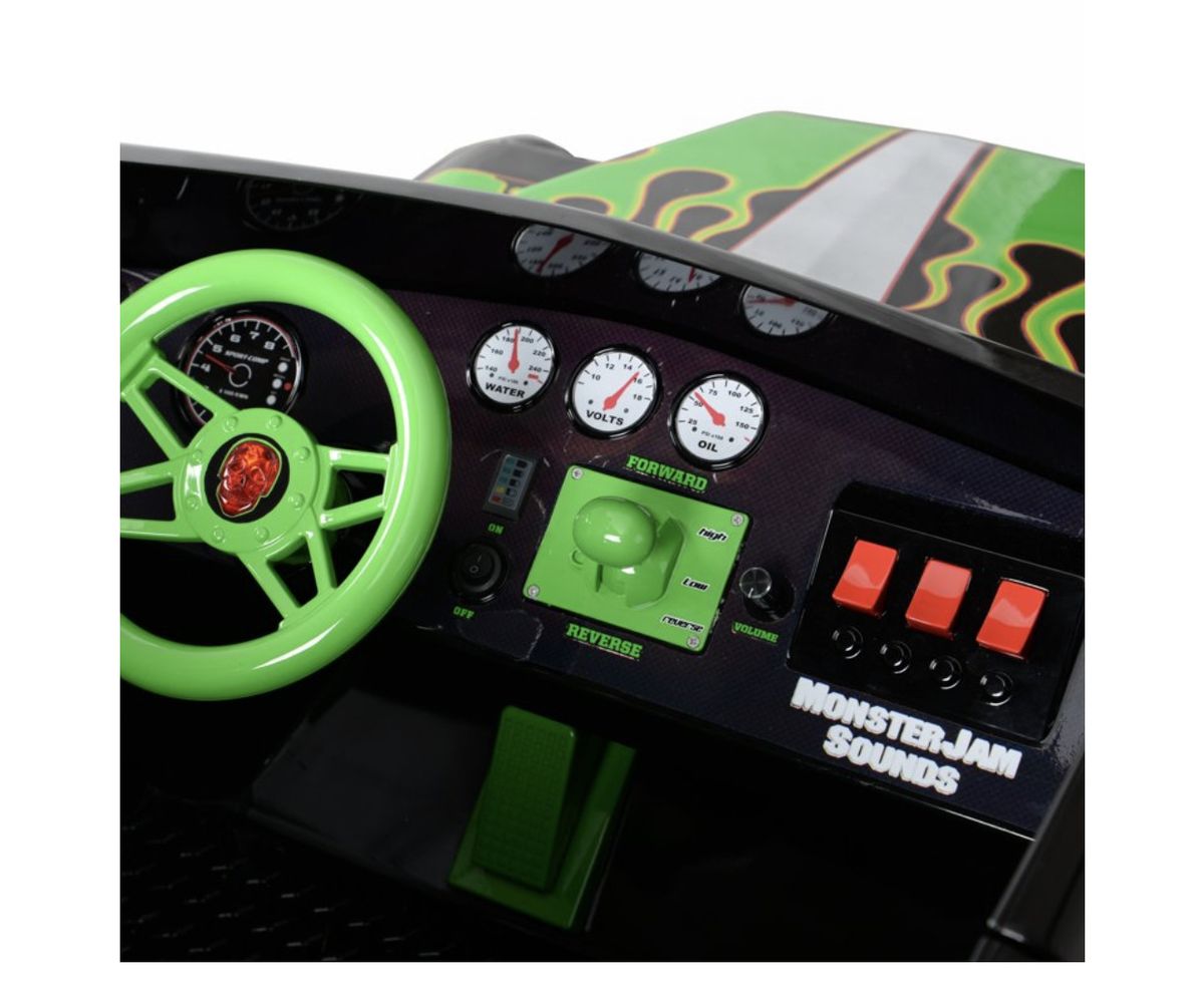Grave Digger, 24V Battery Ride On, Ages 3+, 5MPH Max Speed, 40 Min. Ride Time