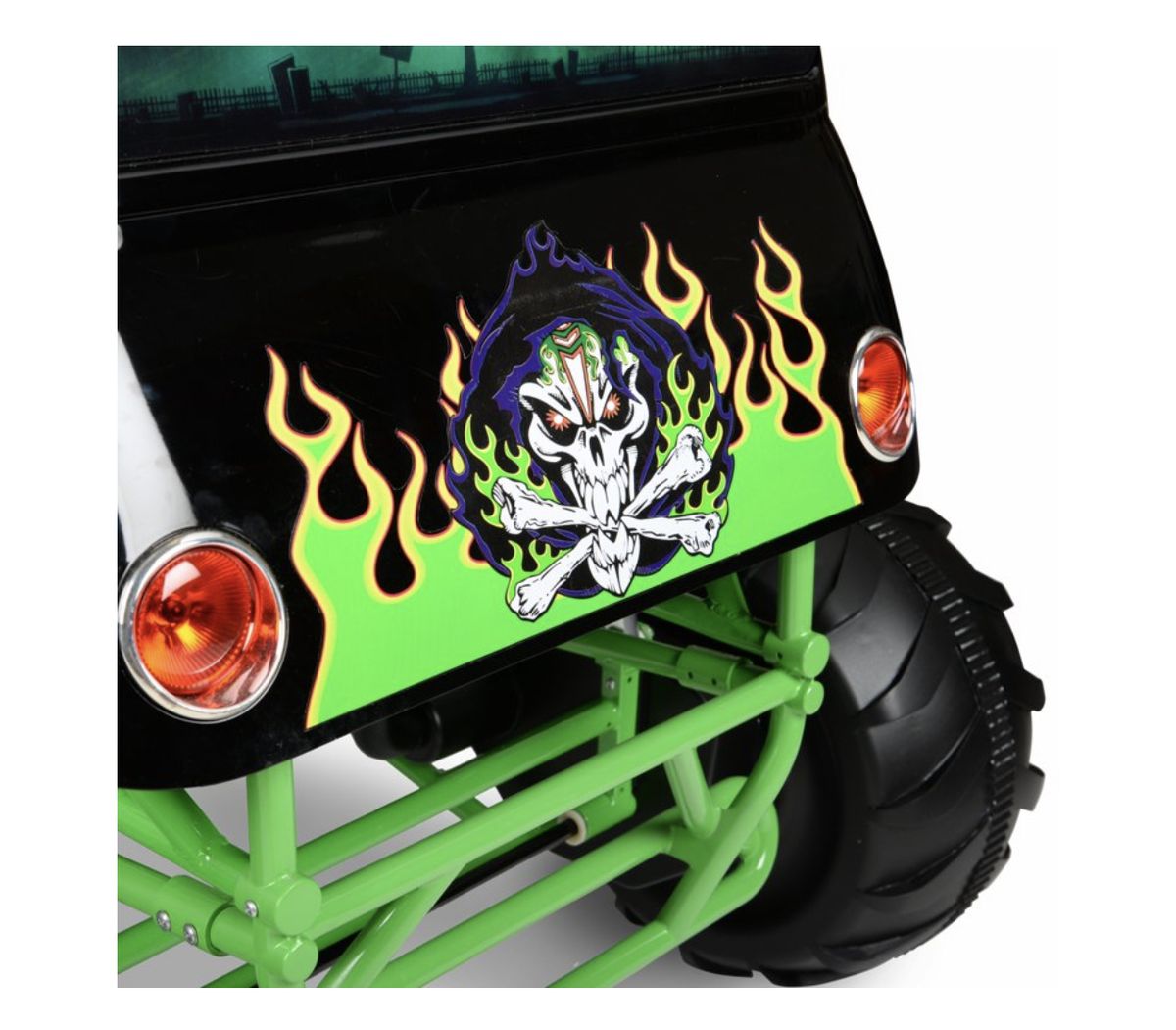 Grave Digger, 24V Battery Ride On, Ages 3+, 5MPH Max Speed, 40 Min. Ride Time