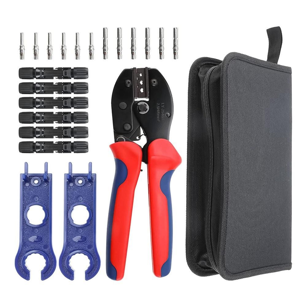 Solar Crimper Tool Kit Solar Tools for 254060mm² Solar Panel PV Cable for Open Plug-Type Connector