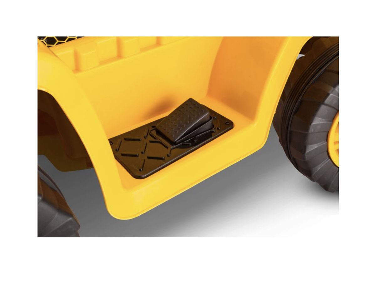 CAT Tractor Bull Dozer, Digger, Ride-On Toy By Kid Trax, Yellow