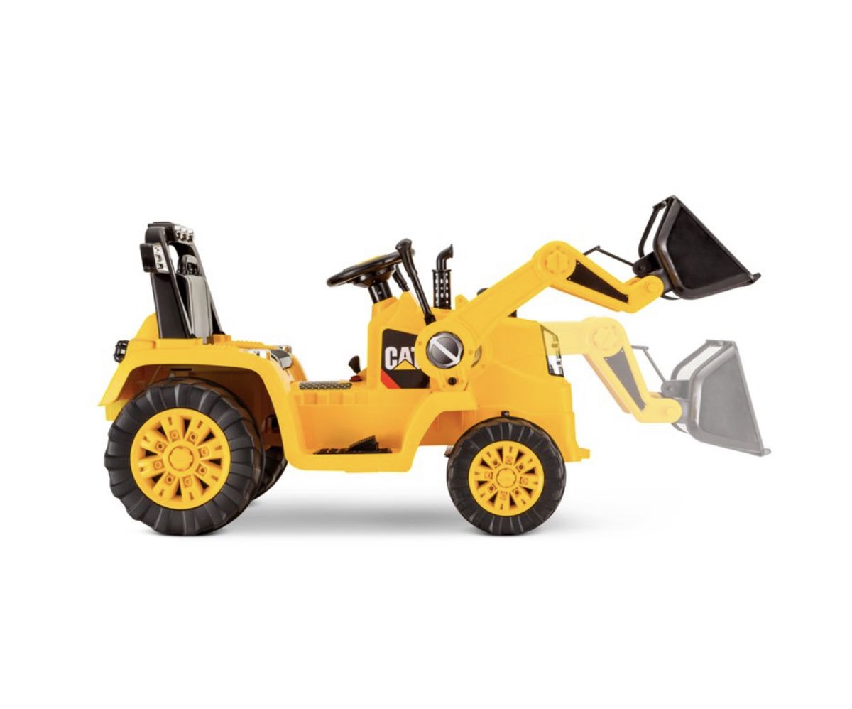CAT Tractor Bull Dozer, Digger, Ride-On Toy By Kid Trax, Yellow