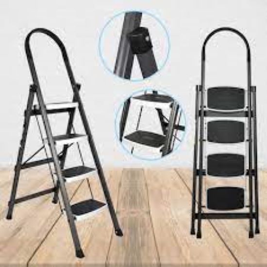 Original Homes & OIffice Multipurepose 4-Steps Steel Ladder