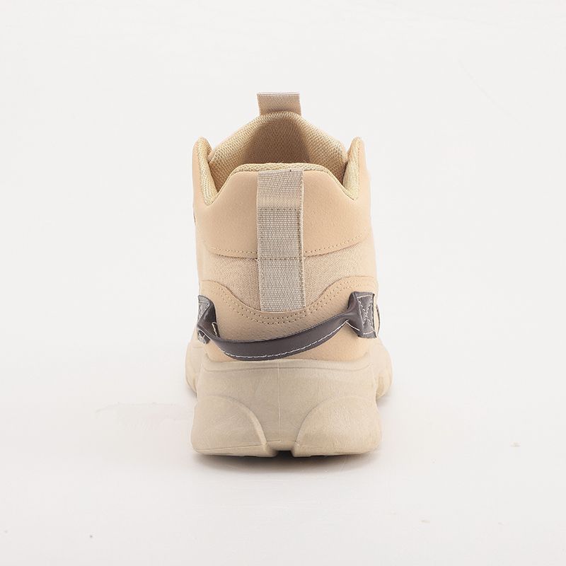 Martin Boots Men's Tooling All-match High-top Shoes-beige