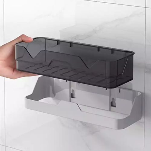 Bathroom Shelf Wall Mount Holder Kitchen Storage Rack