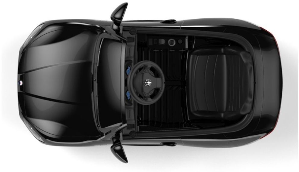 Kalee 6V Black Maserati GranCabrio Battery Powered Ride On
