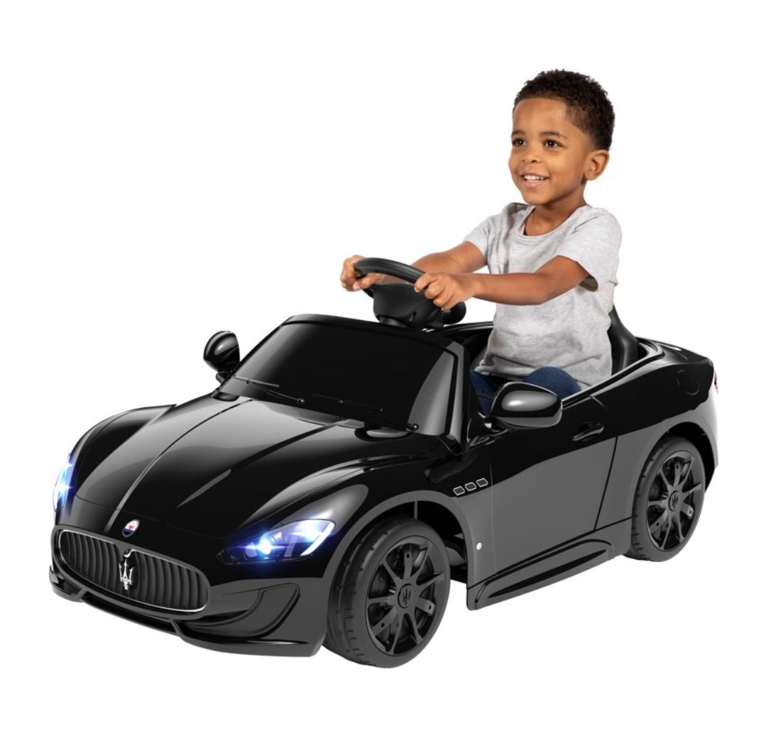 Kalee 6V Black Maserati GranCabrio Battery Powered Ride On