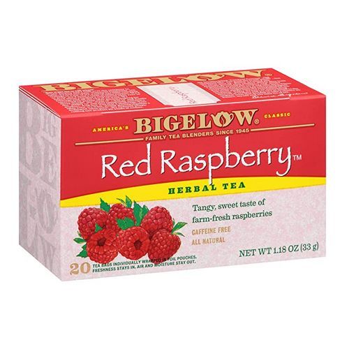 Raspberry Caffeine-Free Herbal Tea, 20 Bags Pack Of 6