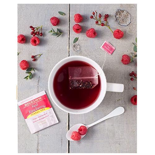 Raspberry Caffeine-Free Herbal Tea, 20 Bags Pack Of 6