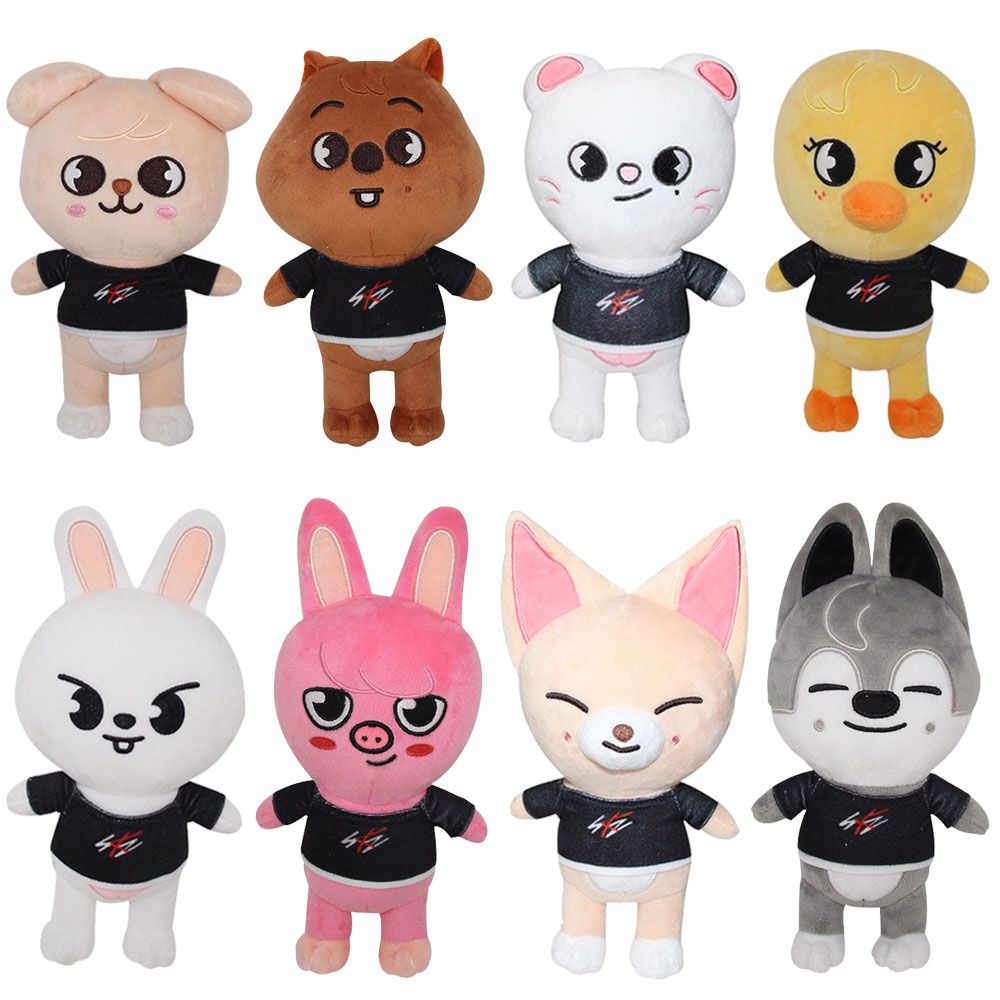 20CM 8pcs Skzoo Plush Toys Stray Kids Cartoon Stuffed