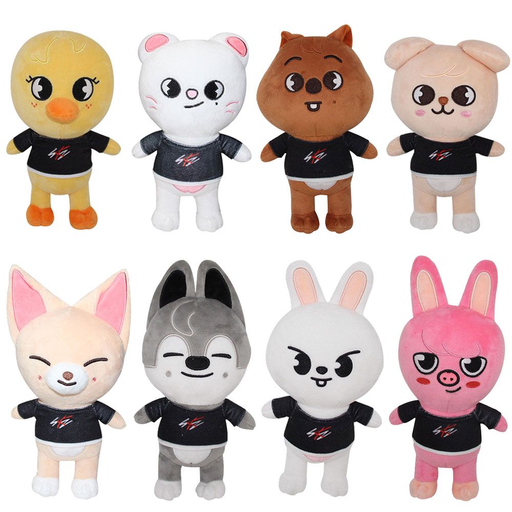 20CM 8pcs Skzoo Plush Toys Stray Kids Cartoon Stuffed