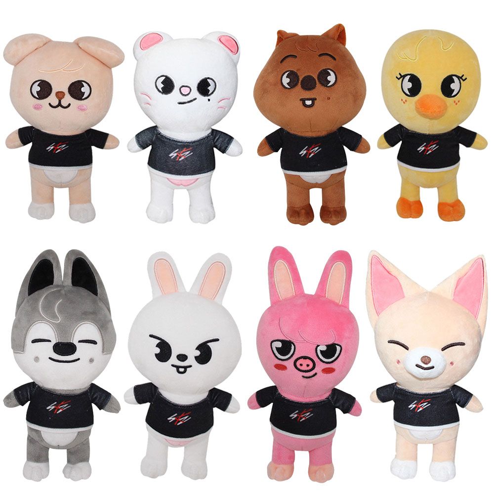 20CM 8pcs Skzoo Plush Toys Stray Kids Cartoon Stuffed