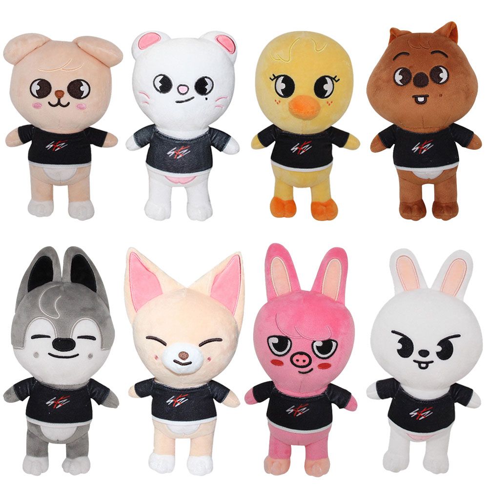 20CM 8pcs Skzoo Plush Toys Stray Kids Cartoon Stuffed