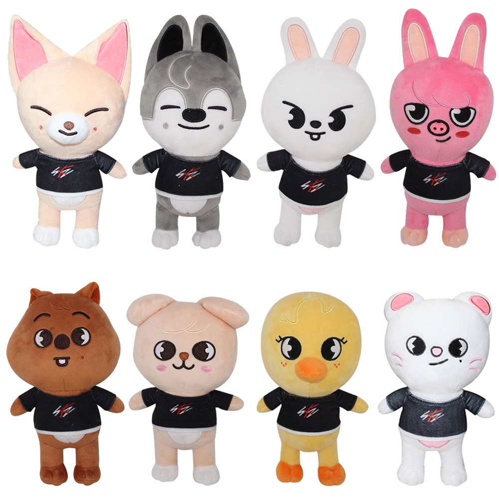 20CM 8pcs Skzoo Plush Toys Stray Kids Cartoon Stuffed