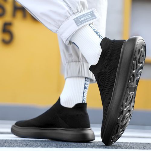 Men's Mesh Comfortable Breathable Round Head Outdoor Hiking Shoes