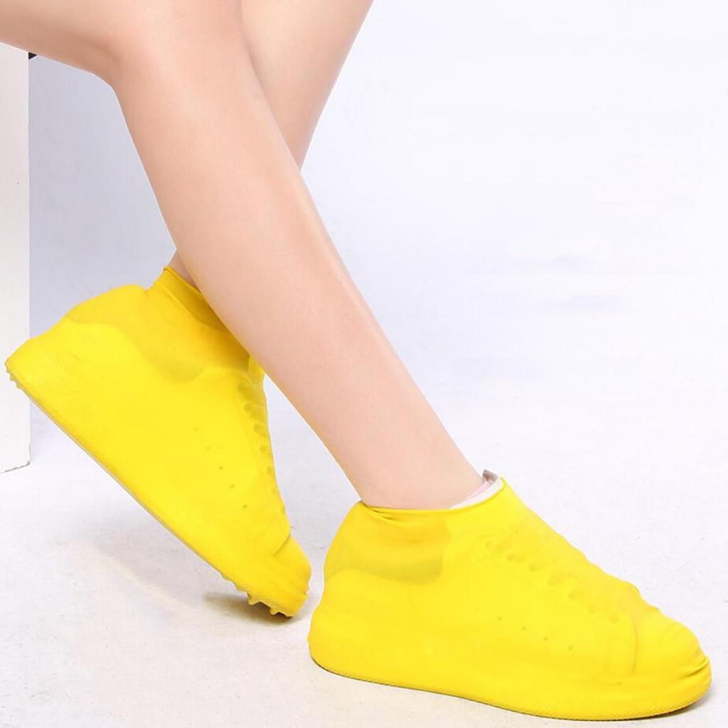 Multipurpose Disposable Boot Shoe Covers Water Rain Proof Non Yellow M