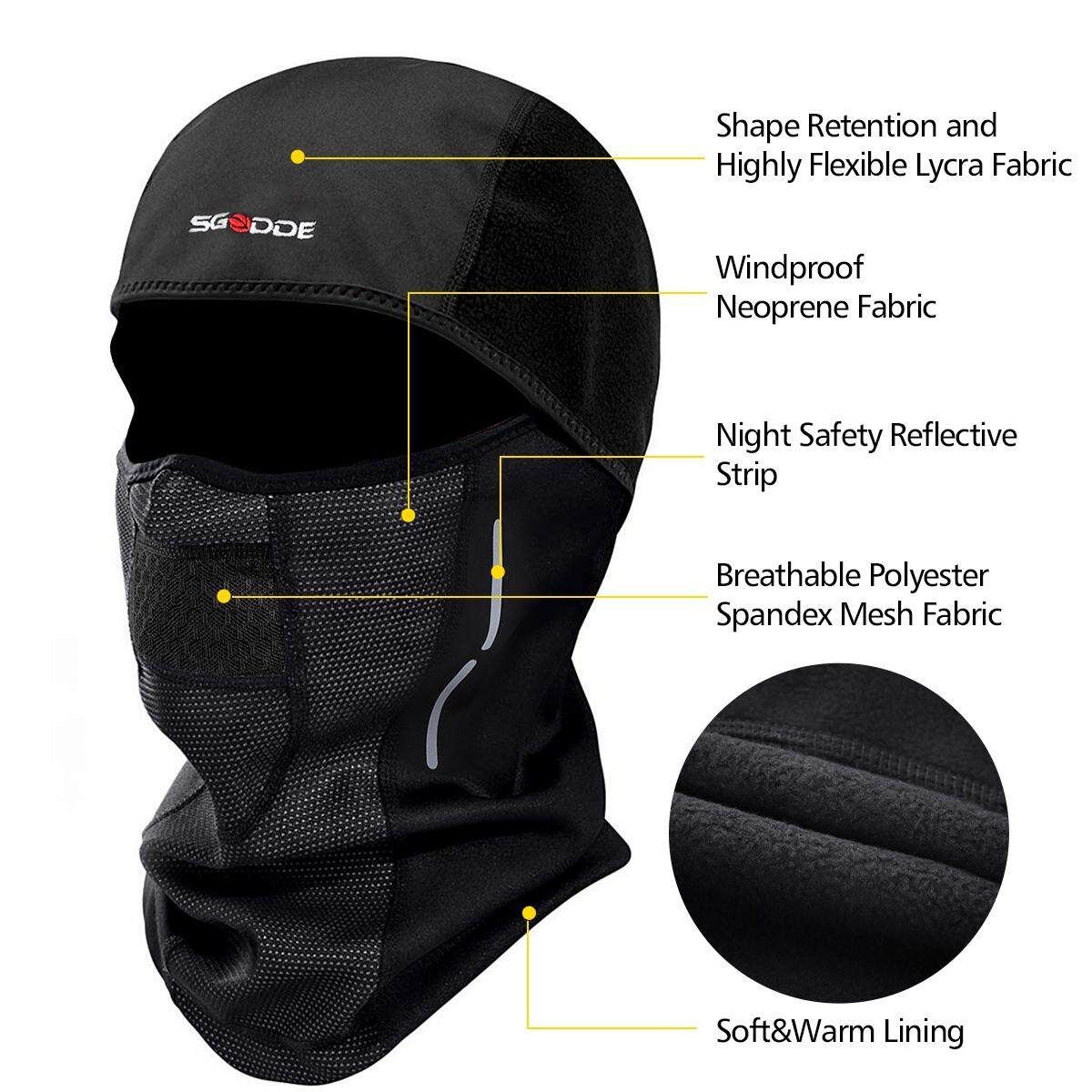 Balaclava Winter Ski Motorcycle Bike Windproof Men Ladies