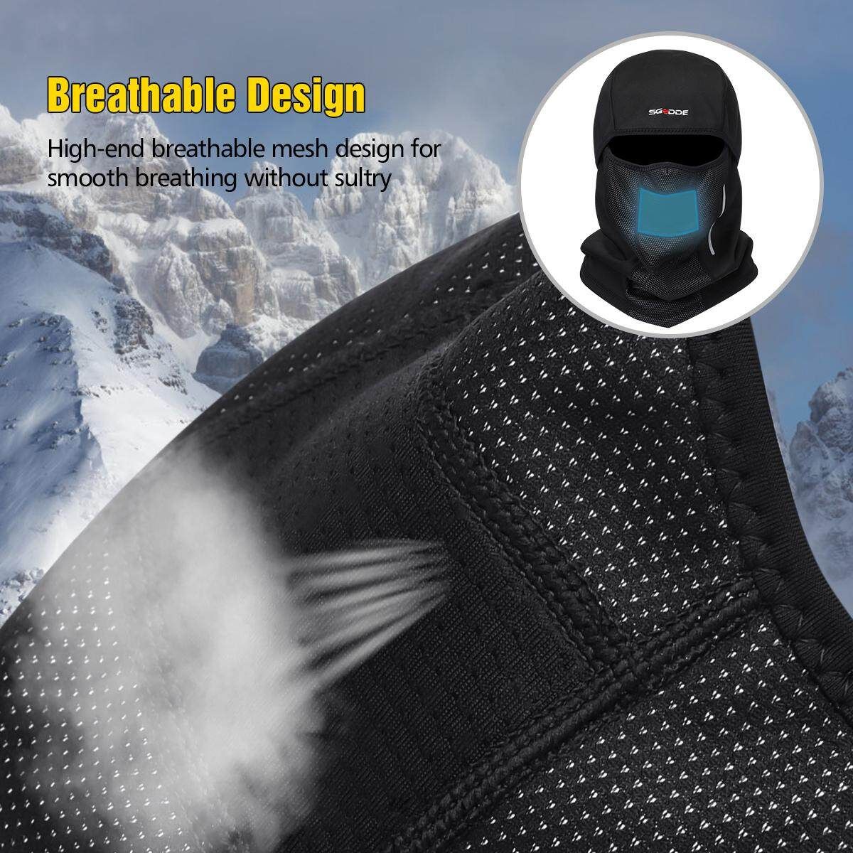 Balaclava Winter Ski Motorcycle Bike Windproof Men Ladies
