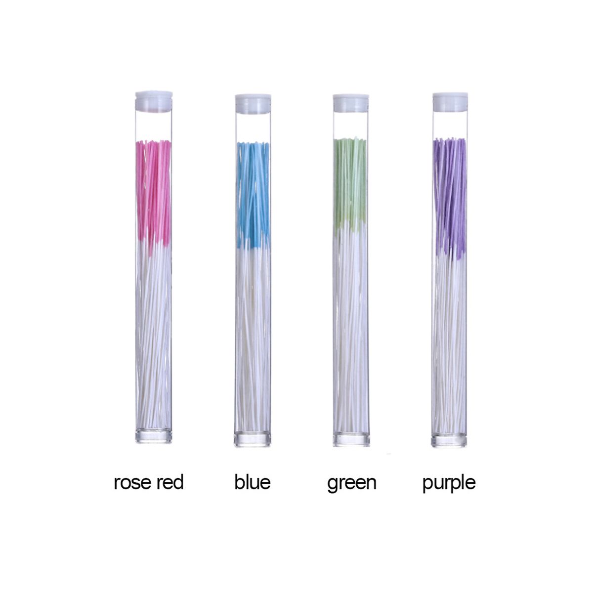 60PCs Portable Disposable Ear Piercing Cleaner Herbal Solution Dental Floss Ear Hole Aftercare Tool Kit Piercing Cleaning Line ACU