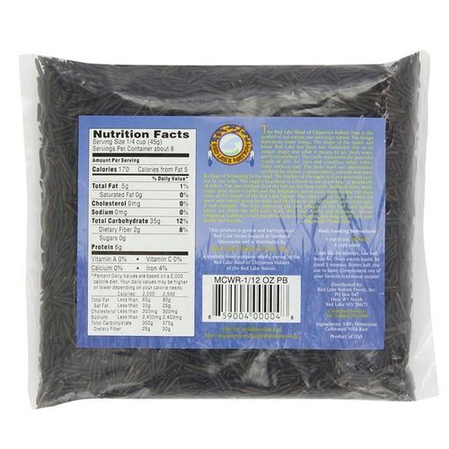 Wild Rice, 12 Oz 340g All Natural Minnesota Cultivated