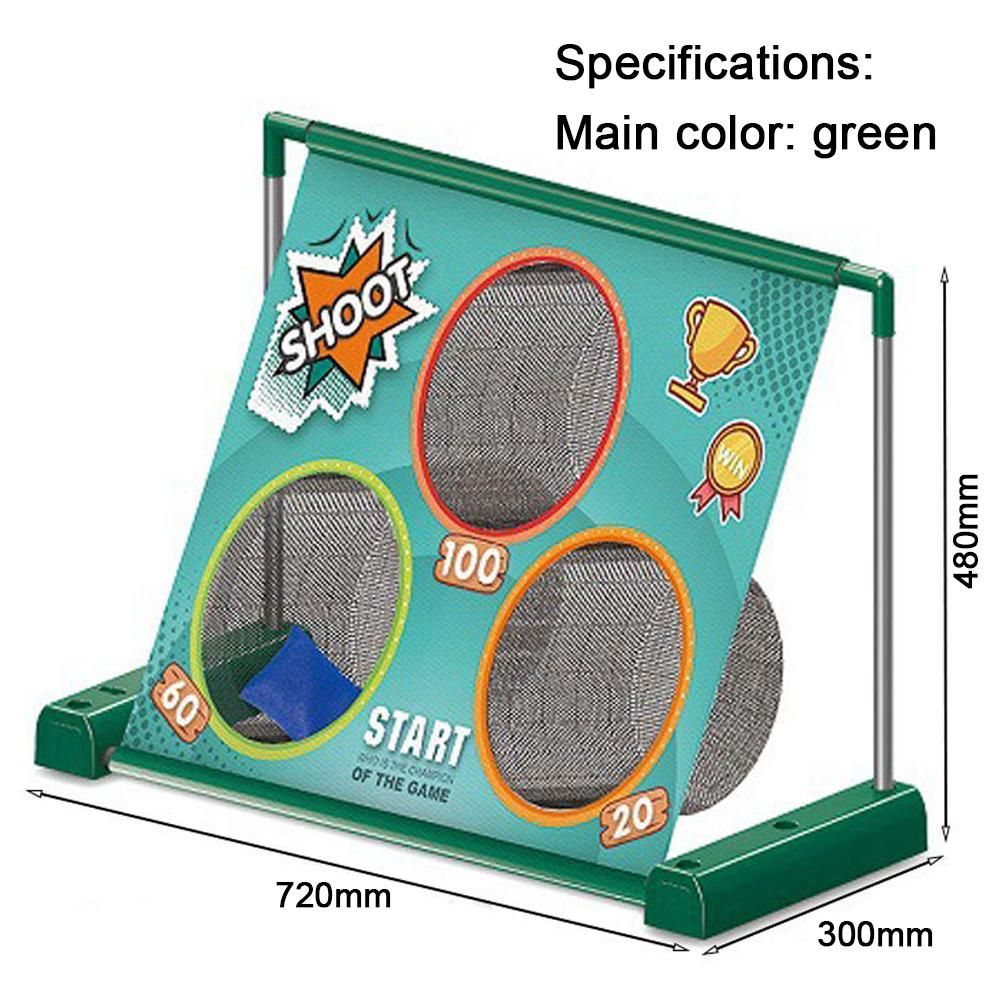 Portable Child Electric Movable Soccer Net Set Foldable Soccer Practice Net Outdoor and Indoor Sports Football Net For Kids 2-in-1 Soccer Net and Sandbag Rack