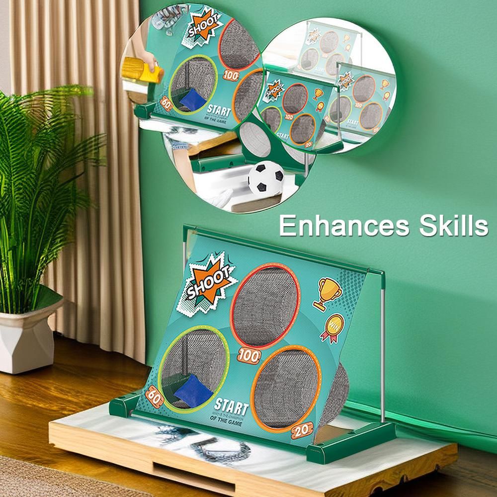 Portable Child Electric Movable Soccer Net Set Foldable Soccer Practice Net Outdoor and Indoor Sports Football Net For Kids 2-in-1 Soccer Net and Sandbag Rack