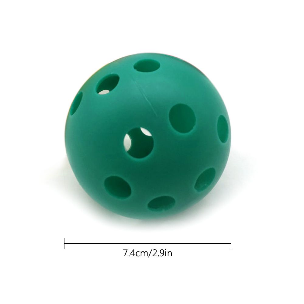 6pcs Pickleballs With Holes Plastic Pickle Balls For Indoor