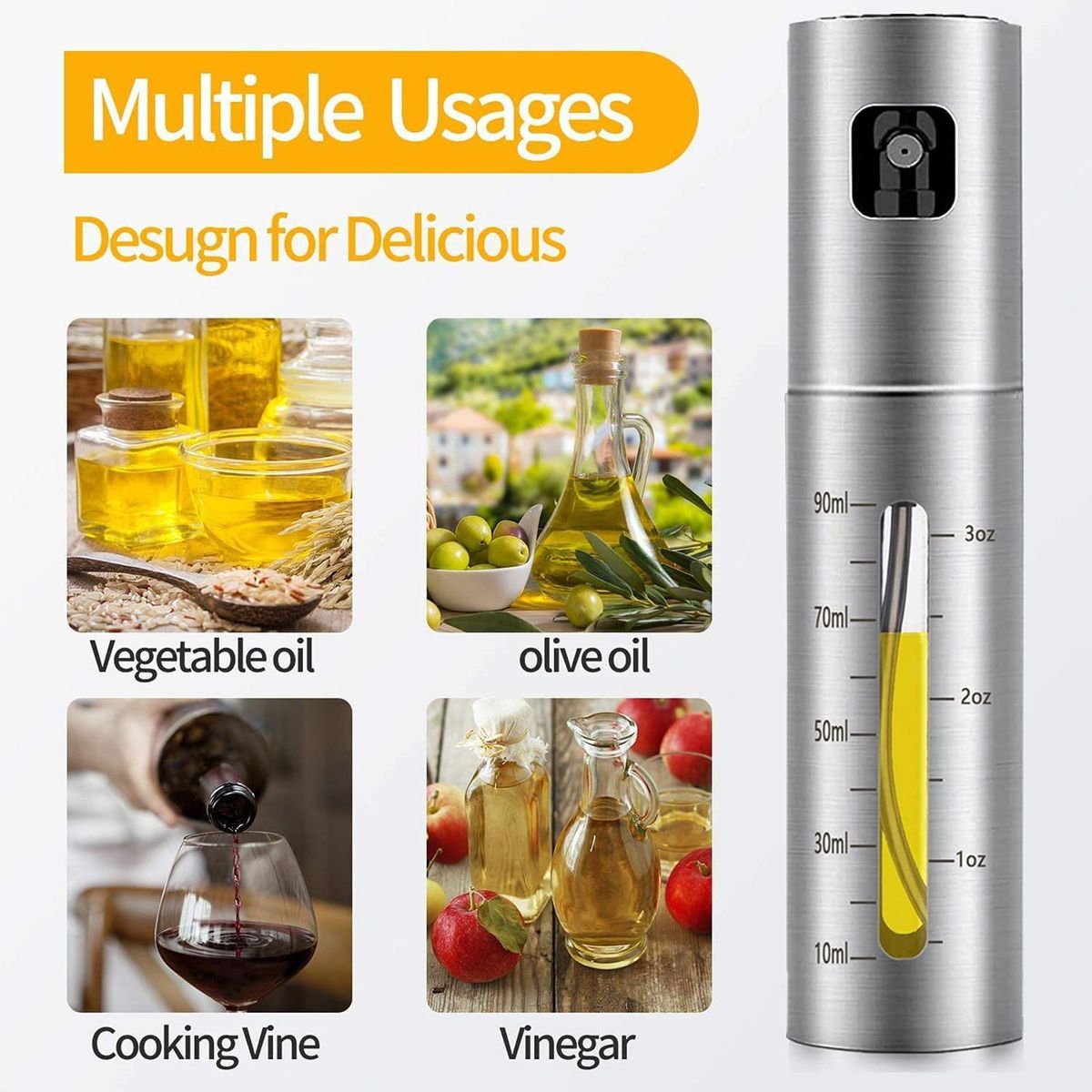 1 Set Oil Bottle Olive Oil Dispenser Bottle