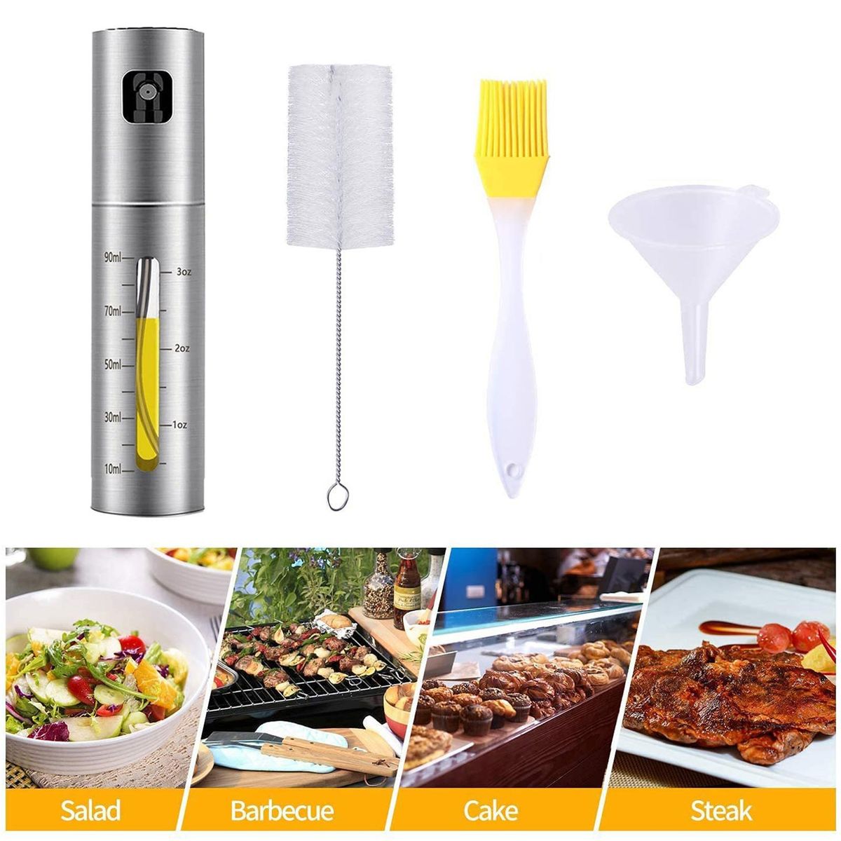 1 Set Oil Bottle Olive Oil Dispenser Bottle