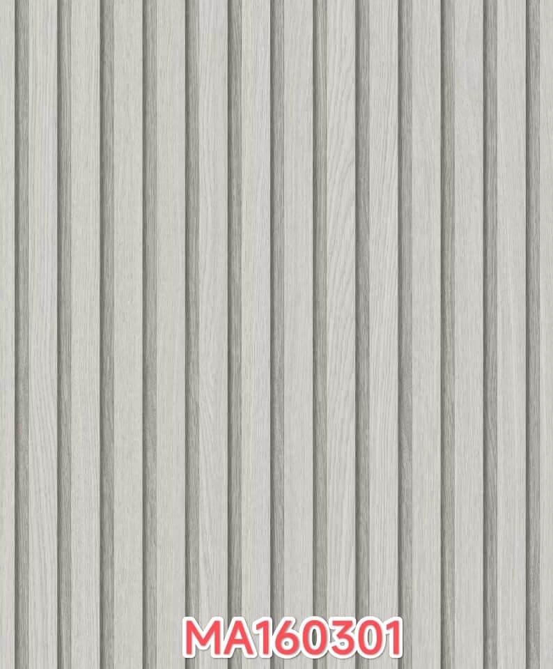 Adore Decor Scandinavian Style WPC Fluted Panel Effect Wallpaper - Off-White
