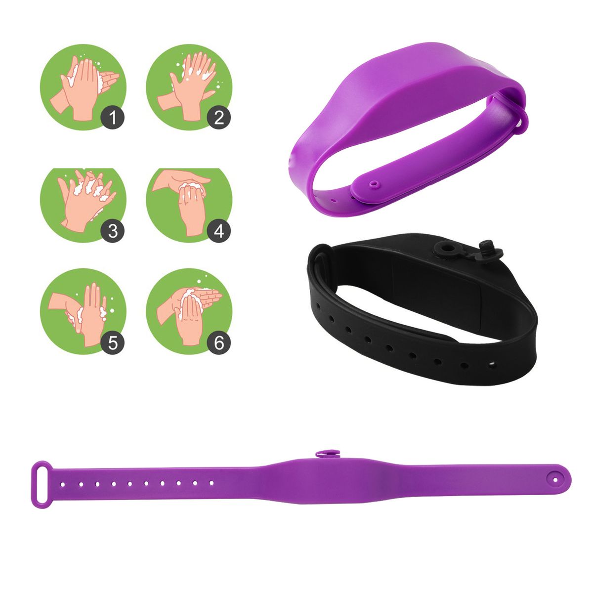 Wristband Hand Cleanser Dispenser Wearable Squizzy