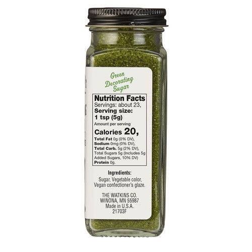 Green Decorating Sugar 121G