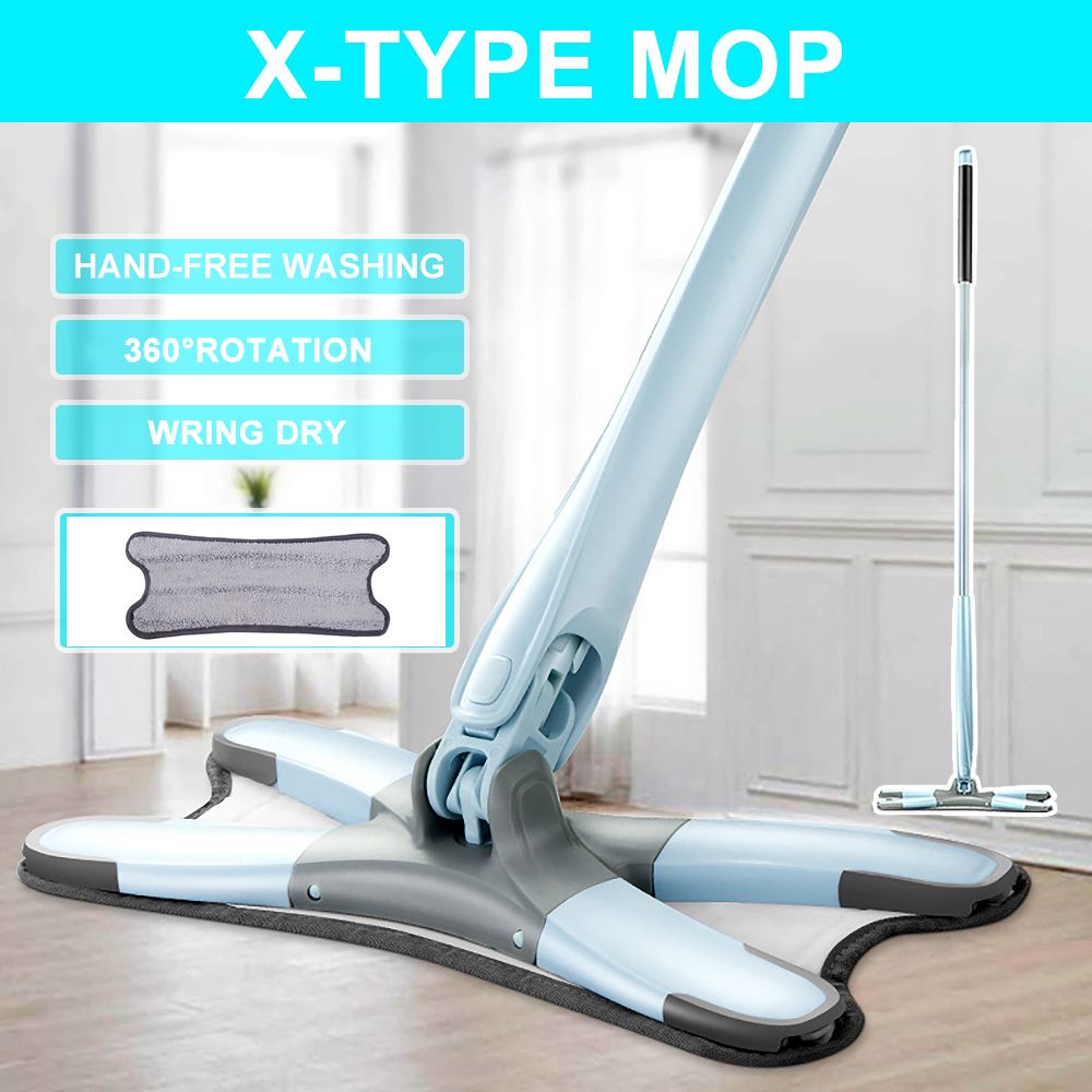 Microfiber Mop For Hardwood Flat Mop Household Mop 1 Mop Pad