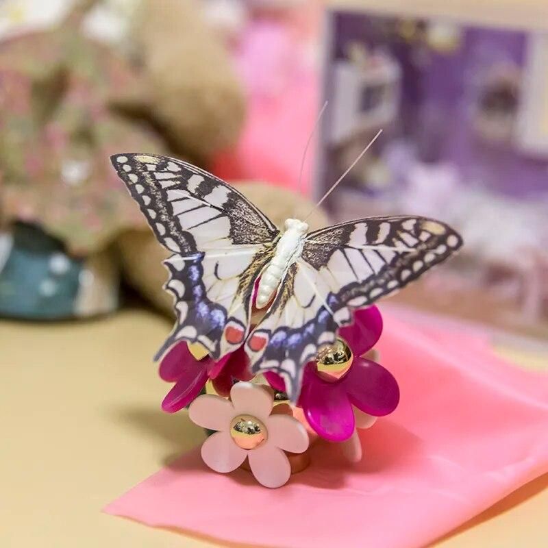 3 Artificial Feather Butterfly Creative Crafts Decoration Decoration Windmill Wedding Garden Home Bedroom Decoration