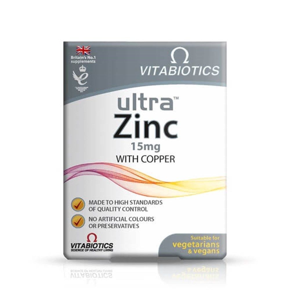 Ultra Zinc 15mg With Copper X 60 Tablets
