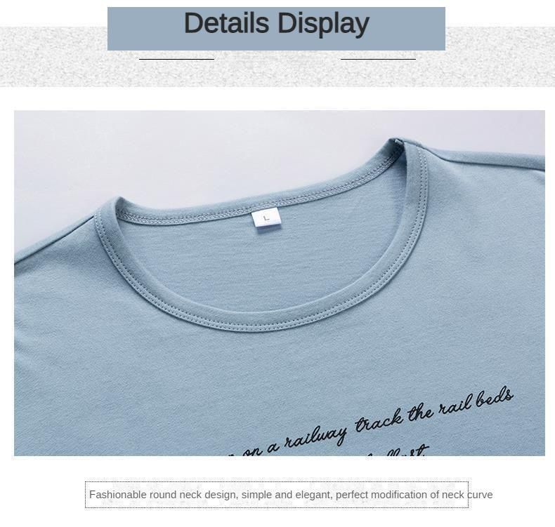 Men summer icon printed short sleeve round neck T-shirt cotton - Parkour Grey