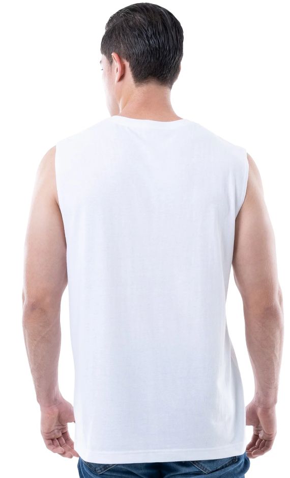 Graphic Freedom Tank Top T Shirt For Men White/Red