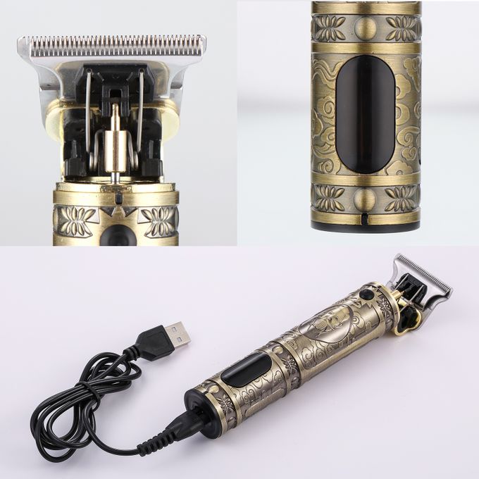 Men Hair Clippers With LCD Display Cordless Barber Clipper