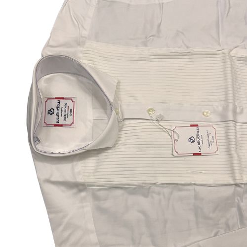 Straight Pleated Wing Collar Wedding Dinner Tuxedo White Shirt
