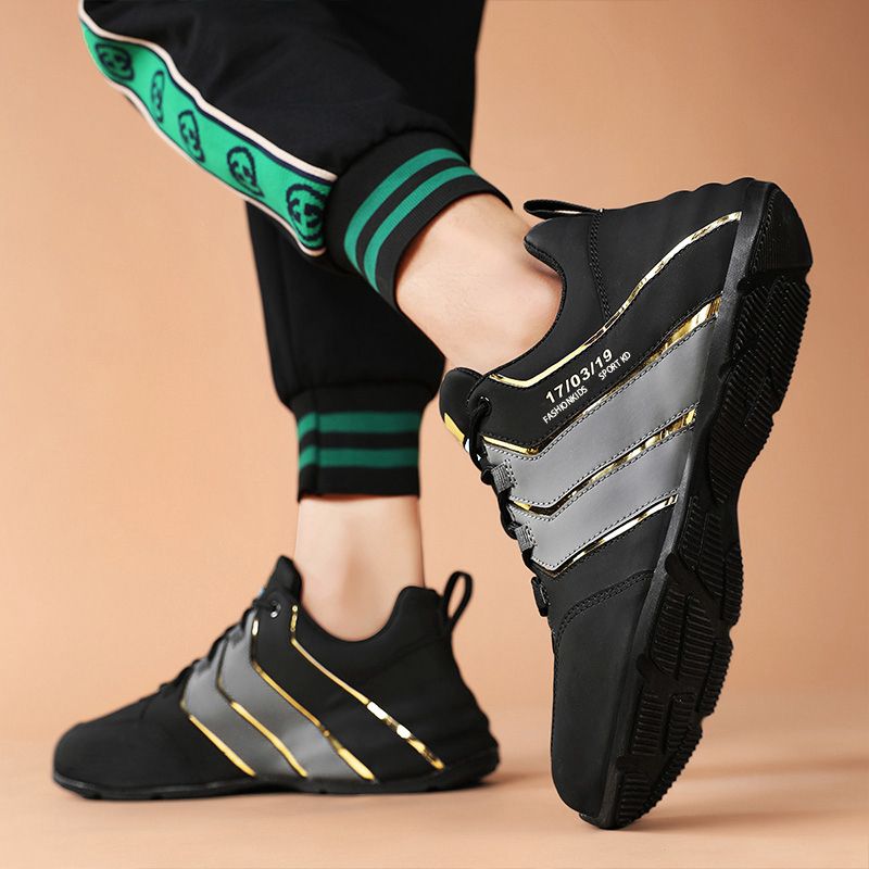 2023 New Men's Sports Running Shoes - Black