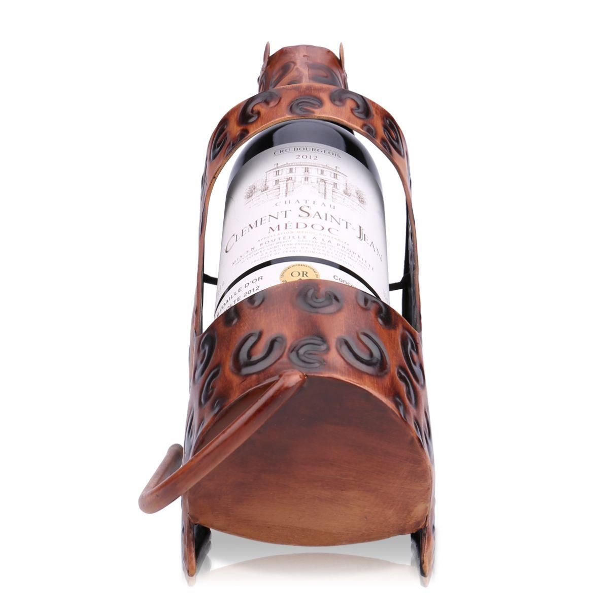 TOOARTS Leopard Wine Shelf Leopard Wine shelf Metal Sculpture Practical sculpture Home decoration Interior decoration Crafts
